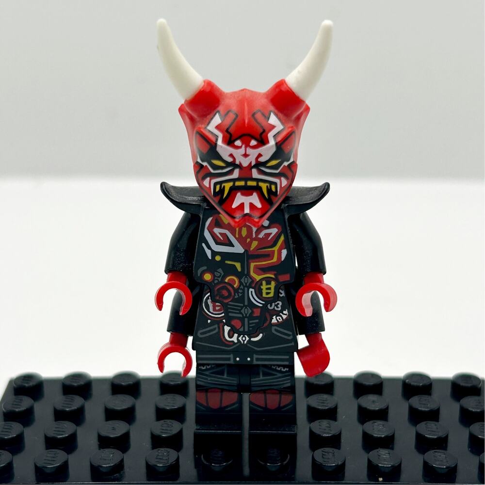 LEGO Ninjago Mr E with Oni Mask of Vengeance Authentic Minifigure EUC